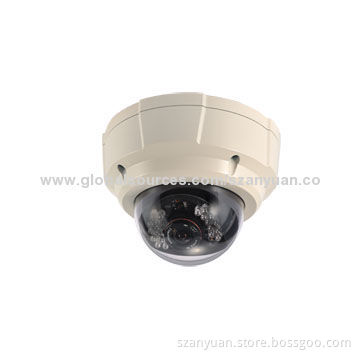 1080P 2.1-megapixel IR Vandal-proof IP Dome Camera, 3DNR and 3G Mobile Surveillance Supported